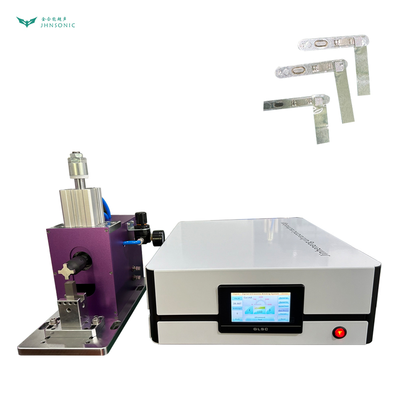 4010 ultrasoanic metal welding machine with Copper foil and nickel sheet welding